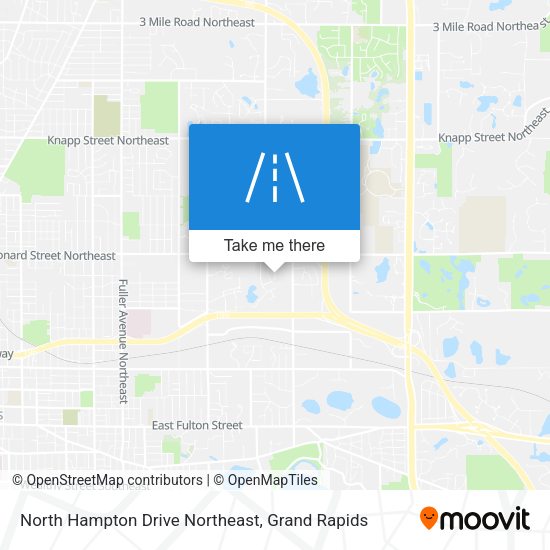 North Hampton Drive Northeast map