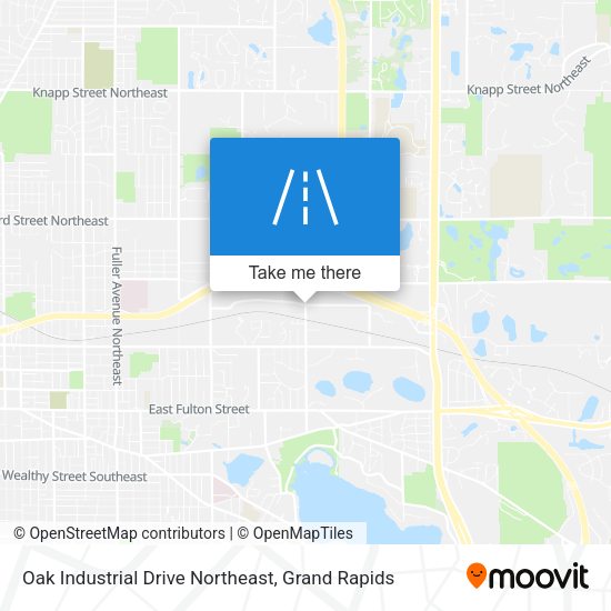 Mapa de Oak Industrial Drive Northeast