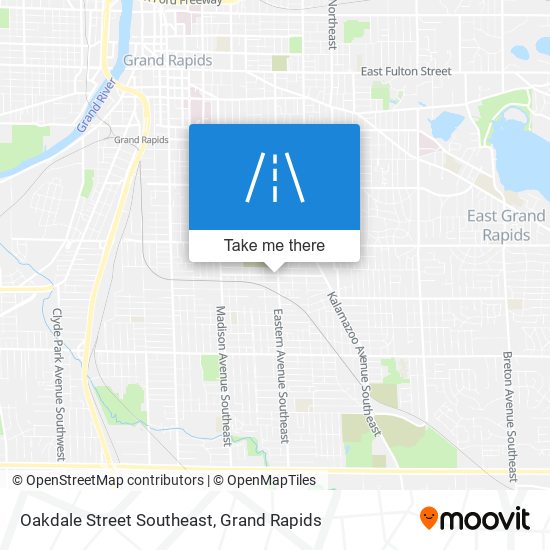 Oakdale Street Southeast map