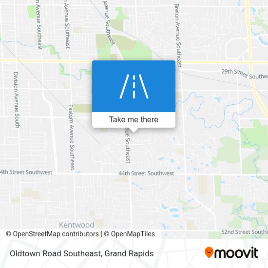Mapa de Oldtown Road Southeast