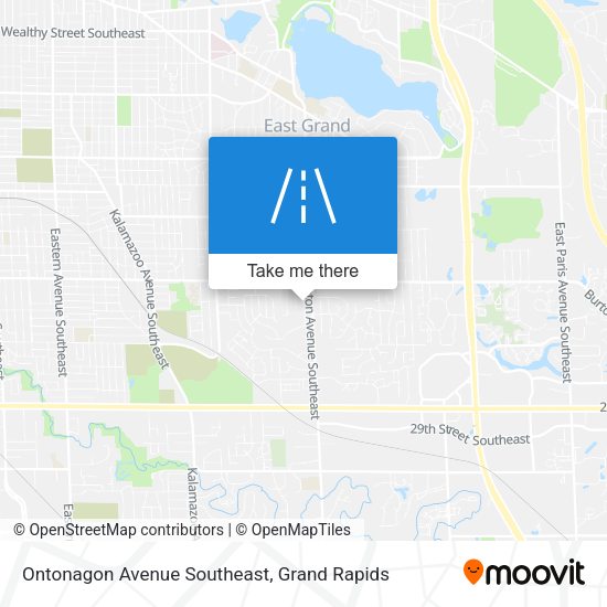 Ontonagon Avenue Southeast map