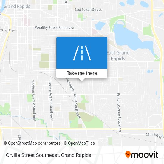 Orville Street Southeast map