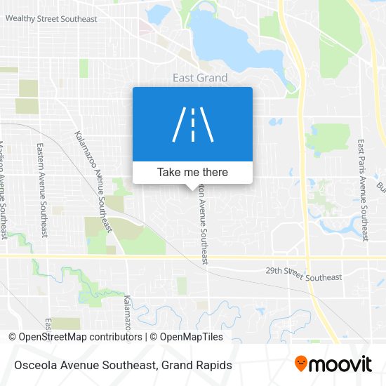 Osceola Avenue Southeast map