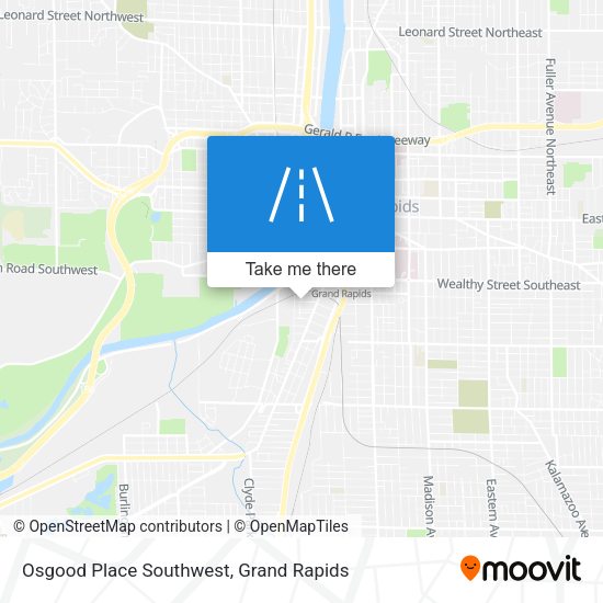 Osgood Place Southwest map