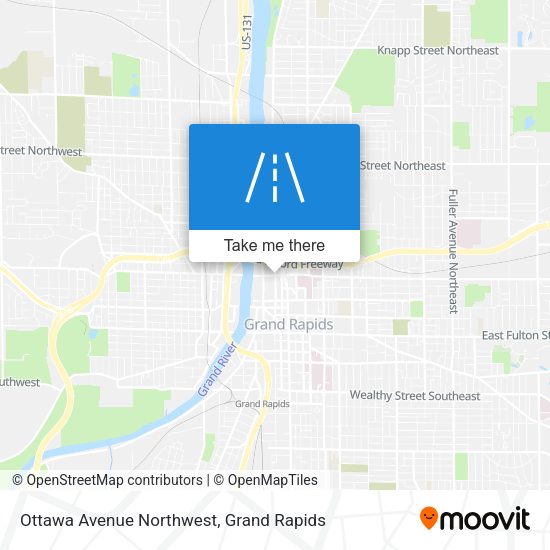 Ottawa Avenue Northwest map
