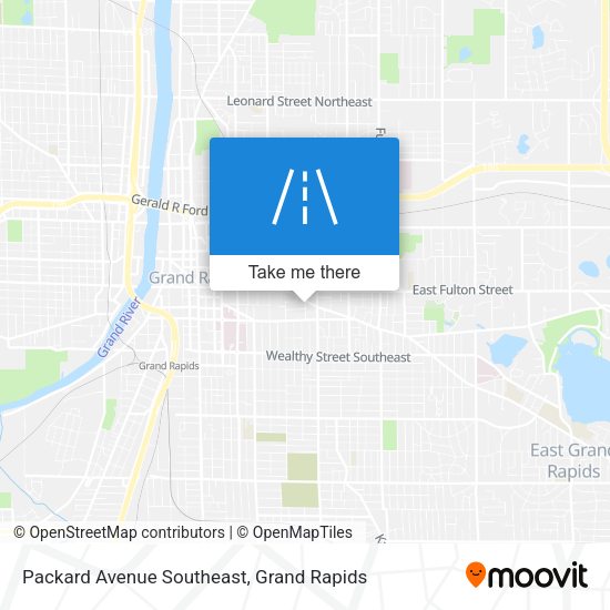Packard Avenue Southeast map