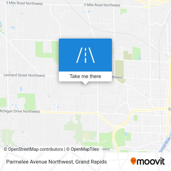 Mapa de Parmelee Avenue Northwest