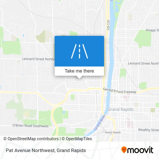 Mapa de Pat Avenue Northwest
