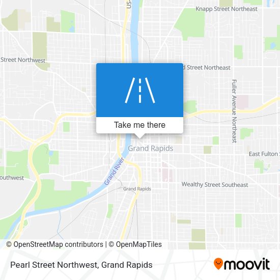 Mapa de Pearl Street Northwest