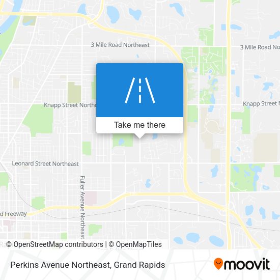 Mapa de Perkins Avenue Northeast