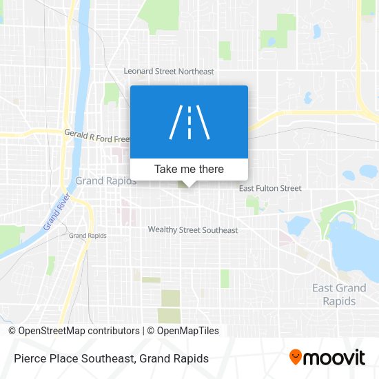 Mapa de Pierce Place Southeast