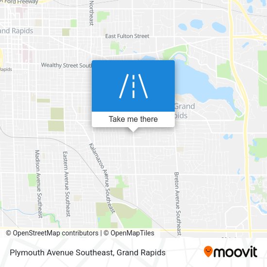 Plymouth Avenue Southeast map