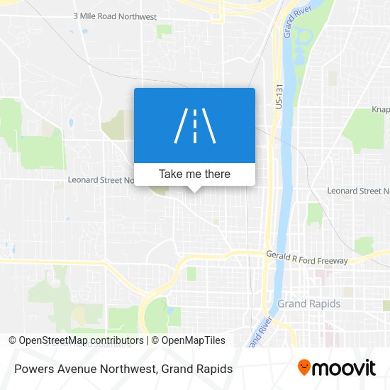 Mapa de Powers Avenue Northwest