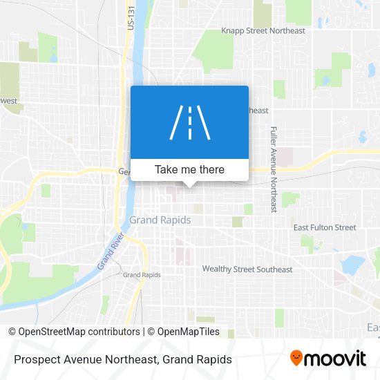 Prospect Avenue Northeast map