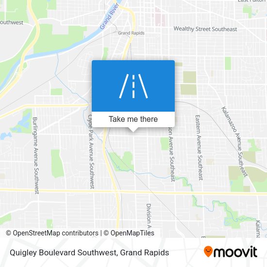 Mapa de Quigley Boulevard Southwest