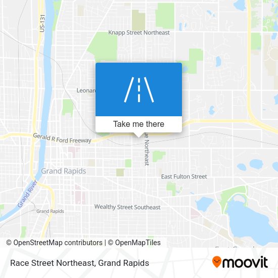 Mapa de Race Street Northeast