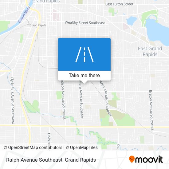 Ralph Avenue Southeast map