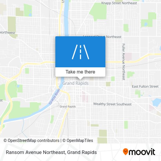 Ransom Avenue Northeast map