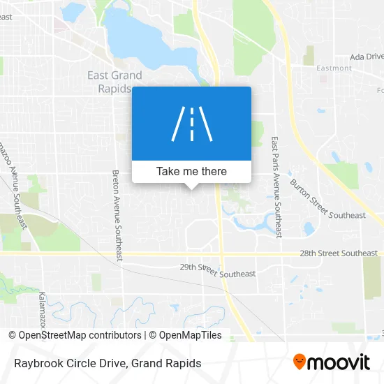 Raybrook Circle Drive map