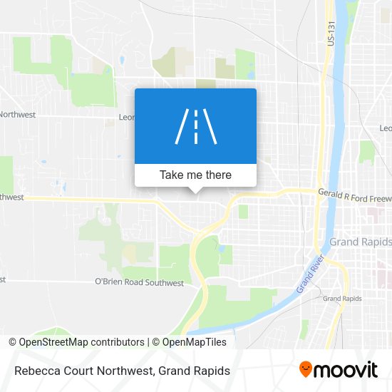 Rebecca Court Northwest map