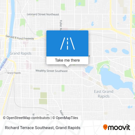 Richard Terrace Southeast map