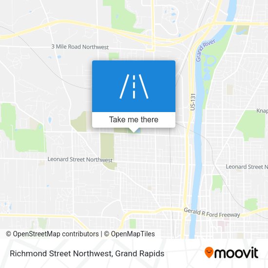 Mapa de Richmond Street Northwest