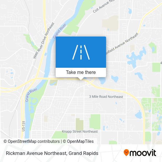 Mapa de Rickman Avenue Northeast