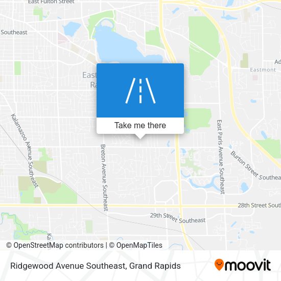 Mapa de Ridgewood Avenue Southeast