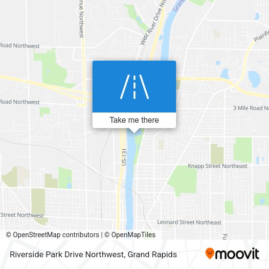 Riverside Park Drive Northwest map