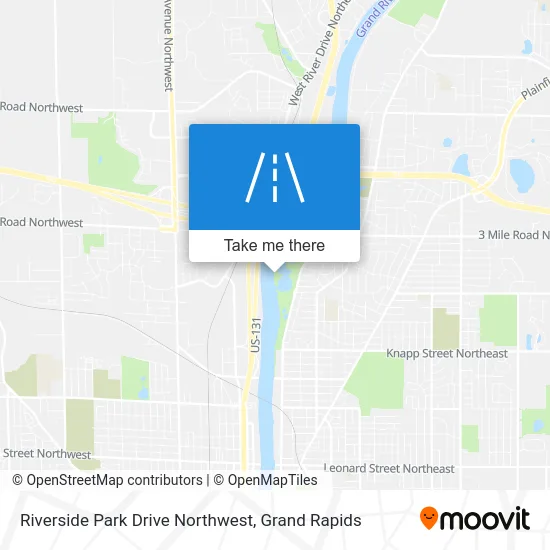 Riverside Park Drive Northwest map