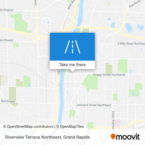 Mapa de Riverview Terrace Northeast