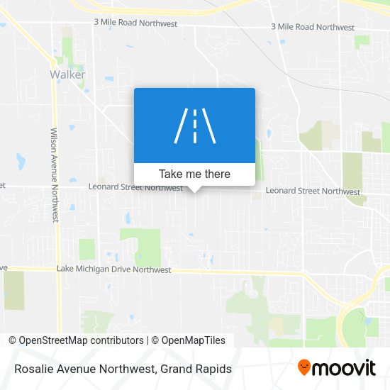 Mapa de Rosalie Avenue Northwest