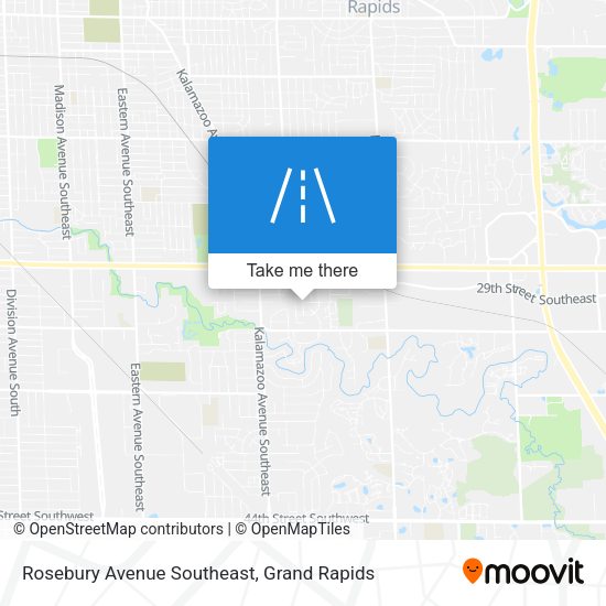 Rosebury Avenue Southeast map