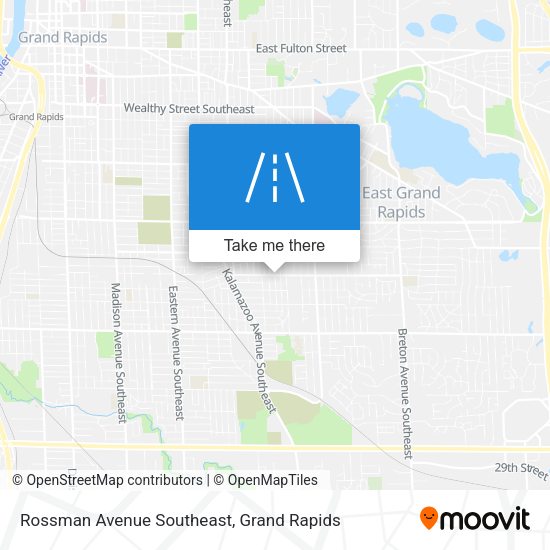 Rossman Avenue Southeast map