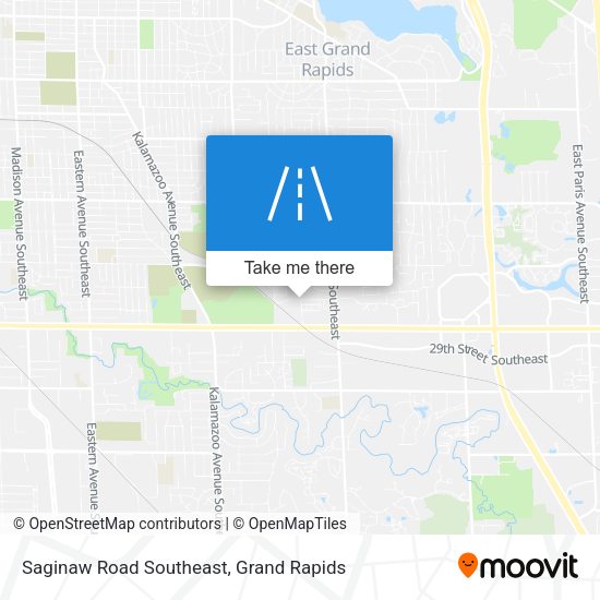 Saginaw Road Southeast map