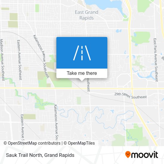 Sauk Trail North map