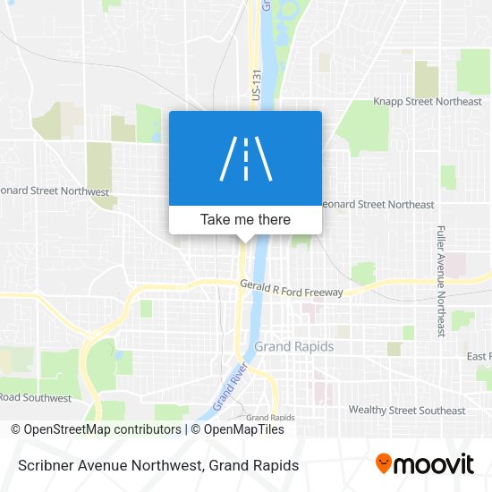 Mapa de Scribner Avenue Northwest