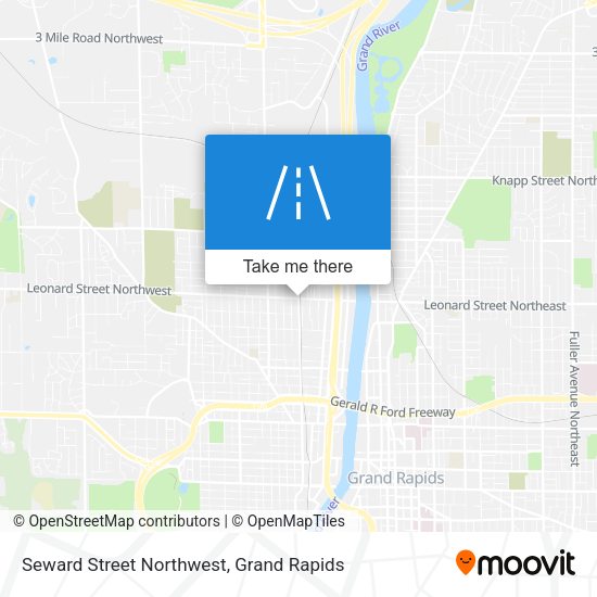 Mapa de Seward Street Northwest
