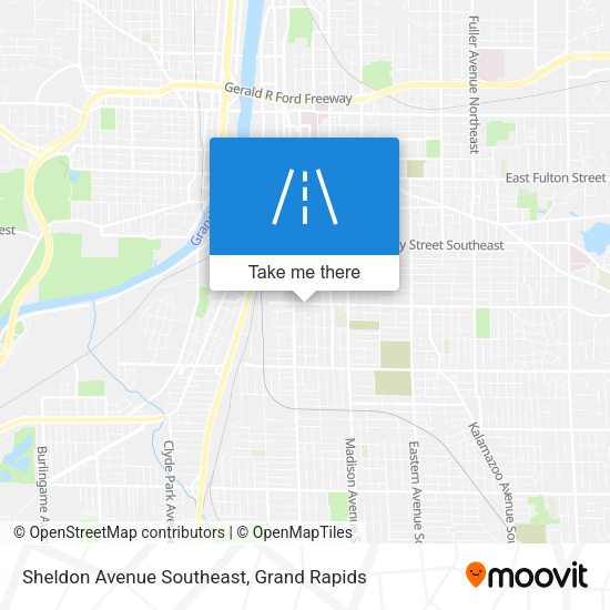Mapa de Sheldon Avenue Southeast