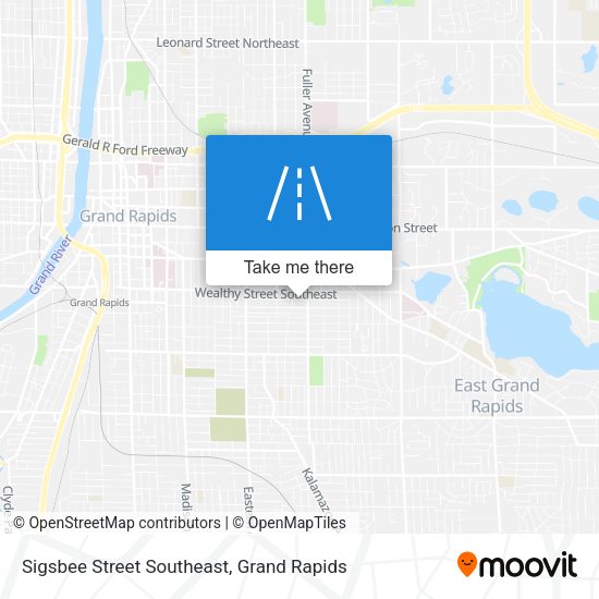 Mapa de Sigsbee Street Southeast