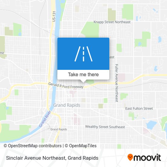 Sinclair Avenue Northeast map