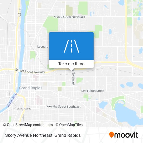 Mapa de Skory Avenue Northeast