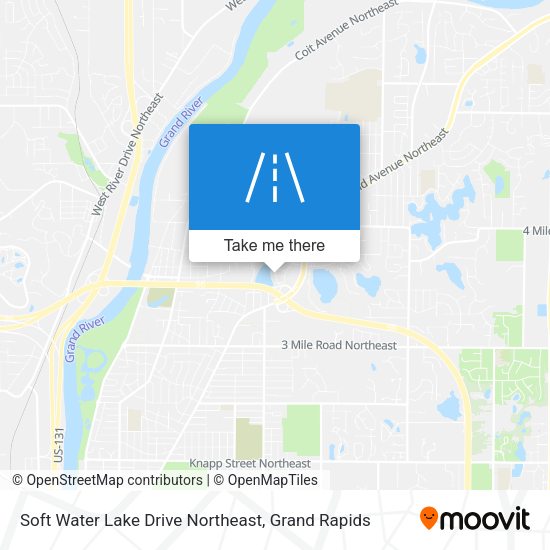 Mapa de Soft Water Lake Drive Northeast