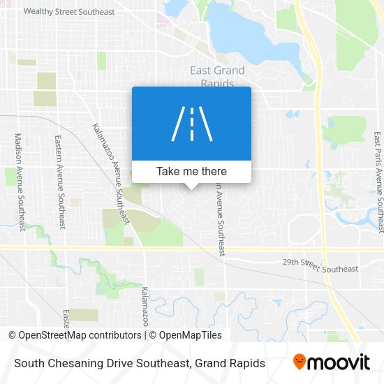 Mapa de South Chesaning Drive Southeast