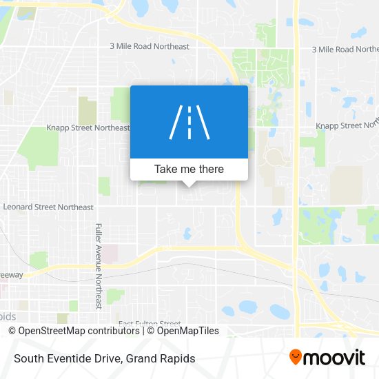 South Eventide Drive map