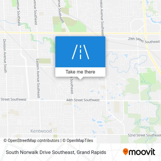 South Norwalk Drive Southeast map