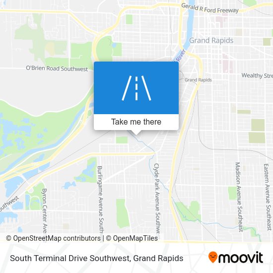 Mapa de South Terminal Drive Southwest