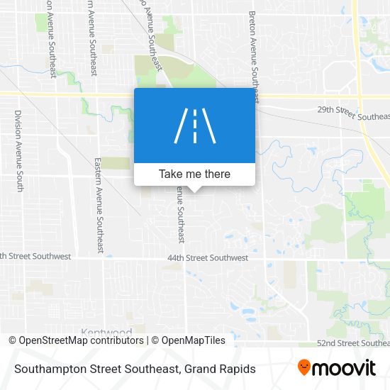 Southampton Street Southeast map