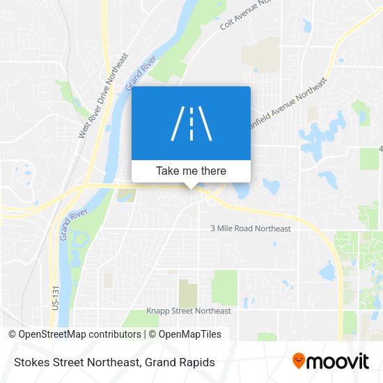Stokes Street Northeast map