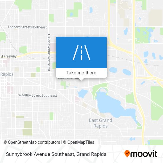 Mapa de Sunnybrook Avenue Southeast